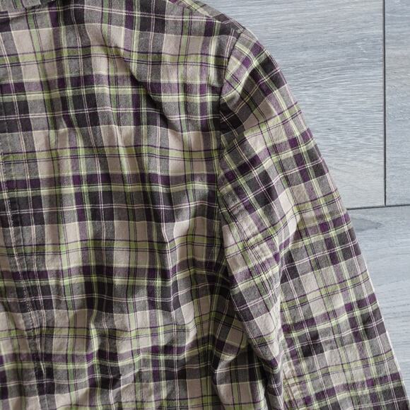 Vintage Theory Plaid Cotton Triple Button Blazer Clueless 90s Y2K Made in USA - Picture 7 of 12